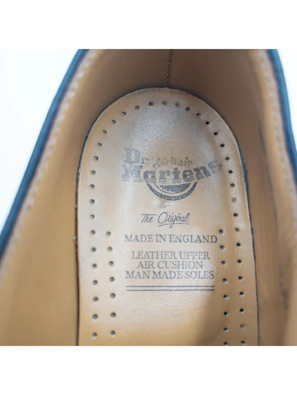 Vintage Dr. Martens Black Leather Lace-Up Shoes